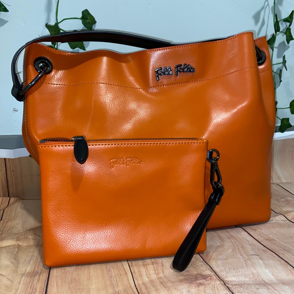 Folli Follie Orange Women's Bag Set